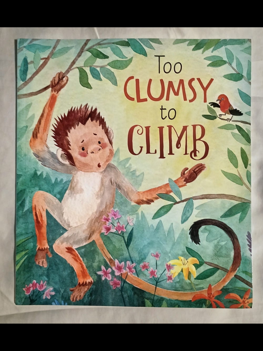 New & Unused "Too Clumsy to Climb" Kids Storybook by Bonney Press